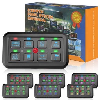 Панель перемикачів 8 кнопок (MR-SP8) фото