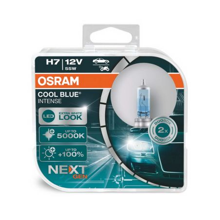 Галогеновые лампы OSRAM COOL BLUE INTENSE (NEXT GEN) 64210CBN H7 (компл. 2 шт) фото Галогеновые лампы OSRAM COOL BLUE INTENSE (NEXT GEN) 64210CBN H7 (компл. 2 шт) фото