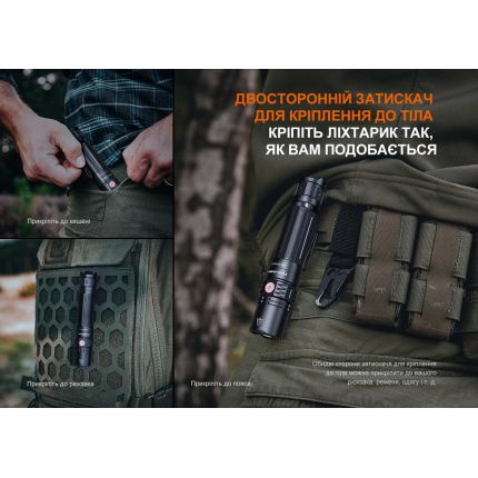 Ручний тактичний ліхтар Fenix PD36R V2.0 фото