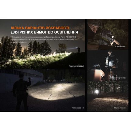 Ручний тактичний ліхтар Fenix PD36R V2.0 фото