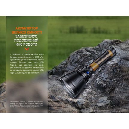 Потужний ліхтарик для полювання Fenix HT18R фото