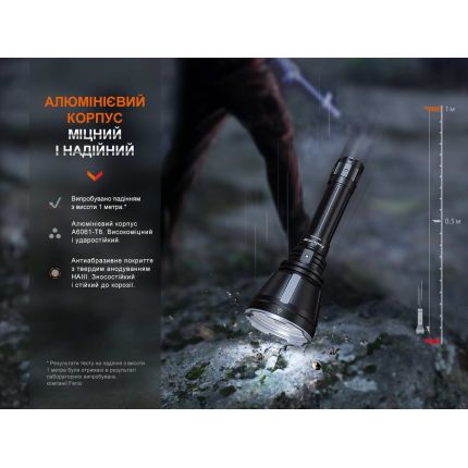 Потужний ліхтарик для полювання Fenix HT18R фото