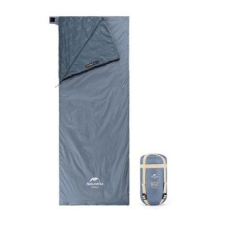 Спальник сверхлегкий Naturehike Ultralight LW180 NH21MSD09 правый, (15°C), p-p M, серо-синий фото