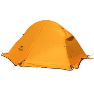 Палатка сверхлегкая одноместная с футпринтом Naturehike Cycling 1 NH18A095-D, 210T, оранжевый фото