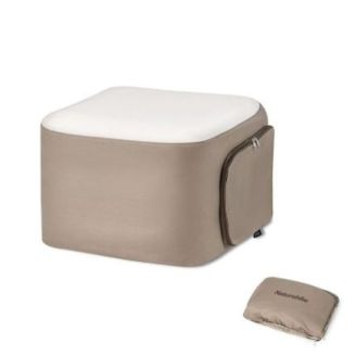 Пуф надувний з вбудованою помпою Naturehike CNH22DZ023, бежевий фото