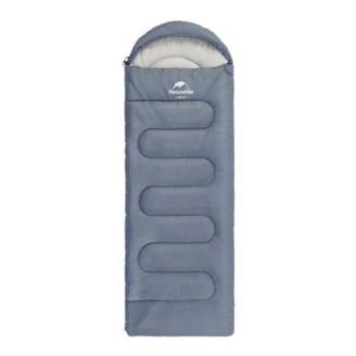 Спальный мешок Naturehike Y150L NH21MSD08, правый, серо-голубой фото