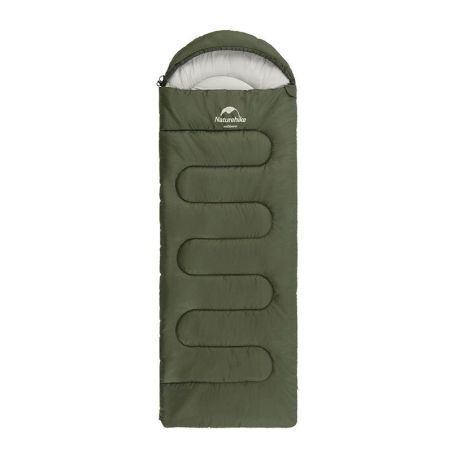 Спальний мішок Naturehike Y150L NH21MSD08, лівий, темно-зелений фото