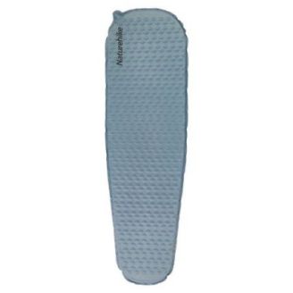 Самонадувний матрац надлегкий одномісний овальний Naturehike CNK2300DZ013, 35 мм, блакитний фото