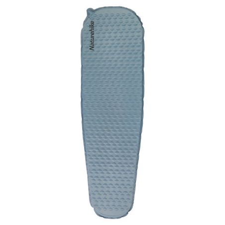 Самонадувающийся матрас сверхлегкий одноместный овальный Naturehike CNK2300DZ013, 35 мм, голубой фото