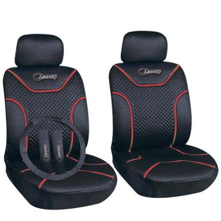 Чехлы полиэстер на передние сиденья - MILEX тёмно синий С72622/1 фото