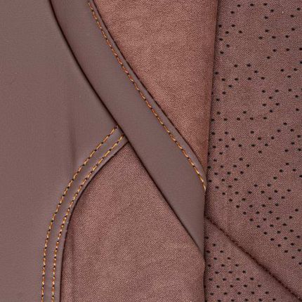 Чехлы из экокожи на передние сиденья - Voin коричневый VB-8828 фото