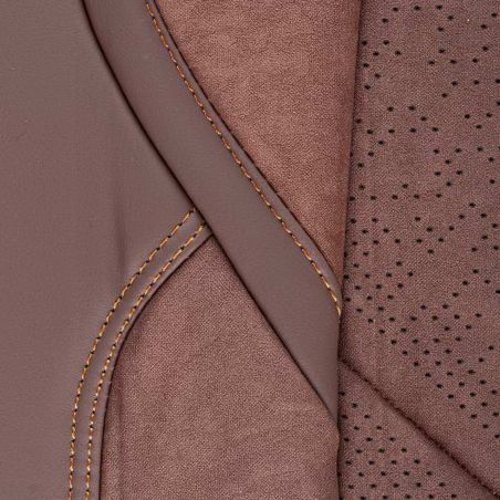 Чехлы из экокожи на передние сиденья - Voin коричневый VB-8828 фото