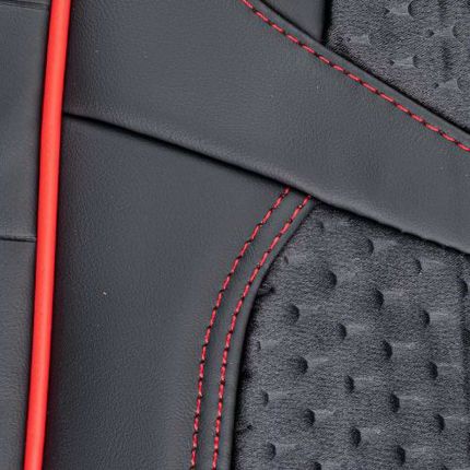 Чохли з екошкіри на передні сидіння - Voin чорний VD-220 фото