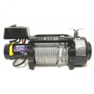 Лебідка електрична HUSAR EN 12000 LBS 12В (сталевий трос) фото