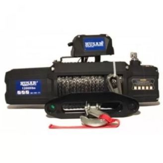 Лебідка електрична HUSAR BST S 12000 LBS 12В (синтетичний трос) фото
