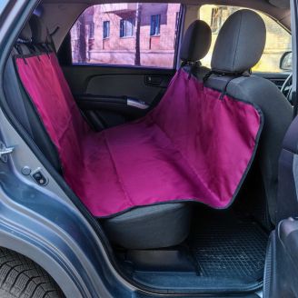 Чохол-накидка на заднє сидіння для перевезення собак AVTO DOG BORDO фото 2