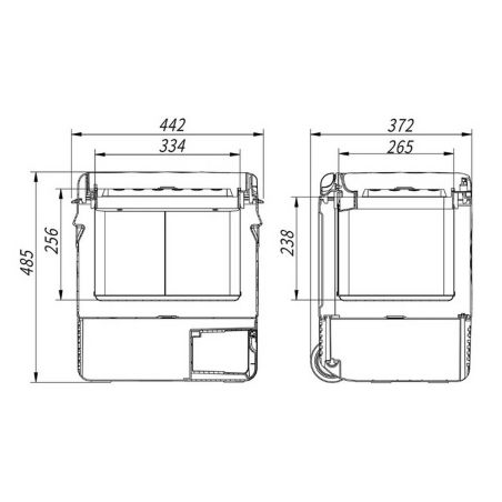 Автохолодильник компресорний переносний BREVIA 22130 12/24/220 вольт 22 літри фото