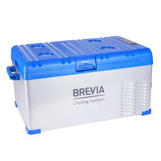 Автохолодильник компрессорный переносной BREVIA 22400 12/24/220 вольт 25 литров фото