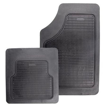 Ковры "АКЦЕНТ" универсальные низкий борт ЧЕРНЫЕ кт. (4шт) (85564/67836) фото