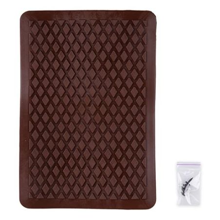 Подпятник для коврика в салон (220*150мм) коричневый (76599) фото