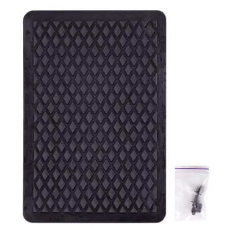 Подпятник для коврика в салон (220*150мм) чёрный (39895) фото