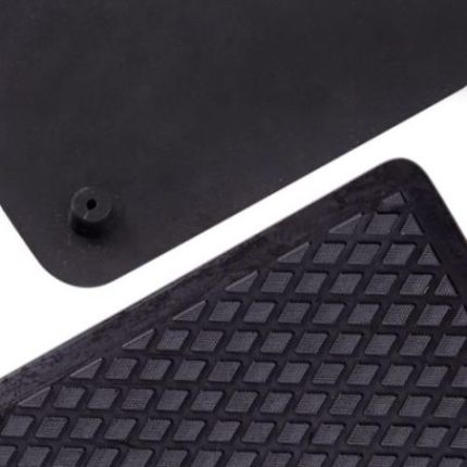 Подпятник для коврика в салон (220*150мм) чёрный (39895) фото