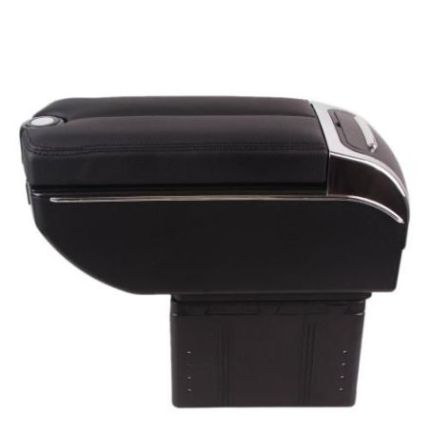 Подлокотник HJ48020/(черный)+черный, пепельница, подстаканник, 7 USB (HJ48020B) фото