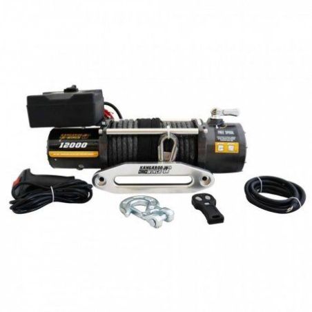 Автомобильная лебедка KangarooWinch 12000lbs (24В, Синтетический трос) фото