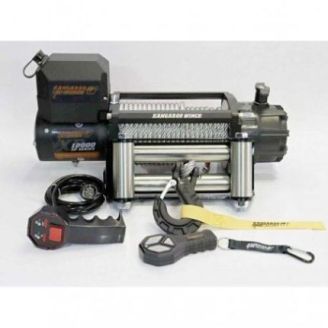 Швидкісна автомобільна лебідка Kangaroowinch K12000XP (12в, Сталевий трос) фото