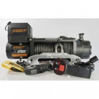 Швидкісна автомобільна лебідка Kangaroowinch K12000XP (12в, Синтетичний трос) фото