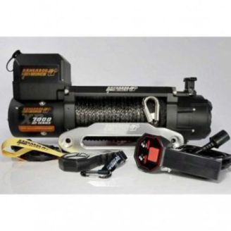 Швидкісна автомобільна лебідка Kangaroowinch K7000XP (12в, Синтетичний трос) фото
