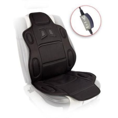 Накидка на сидіння висока H 19002 BK з підігрівом і перемикачем (115x49см) фото