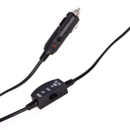 Накидка на сидіння висока H 19002 BK з підігрівом і перемикачем (115x49см) фото