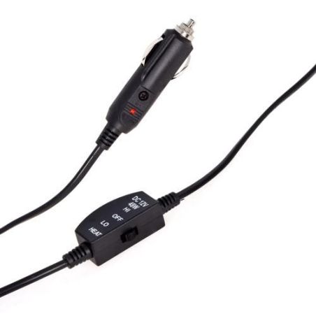 Накидка на сидіння висока H 19002 BK з підігрівом і перемикачем (115x49см) фото