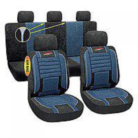 Набор чехлов MILEX/Bravo  полный к-т/2пер+2задн+5подг/синие (AG-B88722) фото