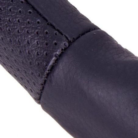 Чехол руля B 017 M черн/БО/кожа фото