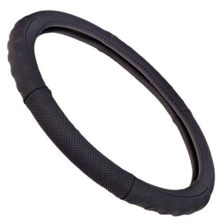 Чехол руля B 317 L черн/БО/перф/кожа фото