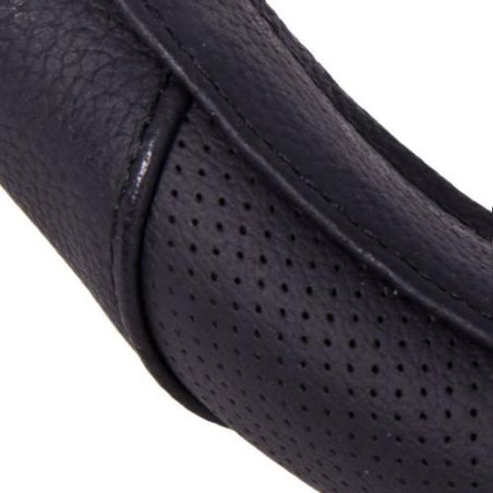 Чехол руля B 401 L черн/БО/перф/кожа фото