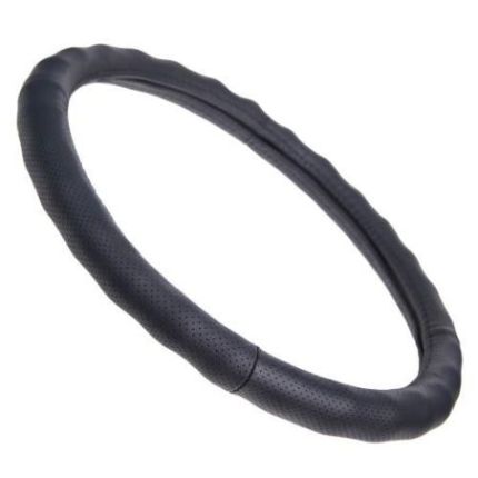 Чехол руля 396 S черн/БО/перф/кожа фото