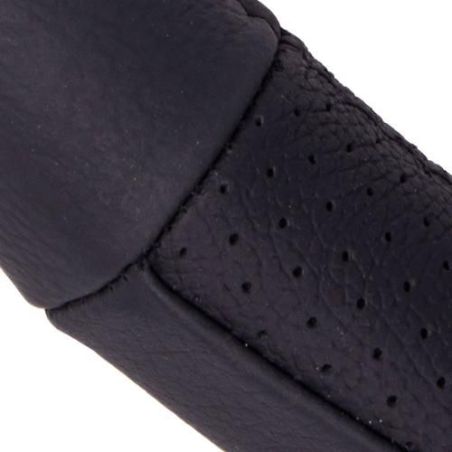 Чехол руля B 136 S BK черн/БО/перф/кожа фото