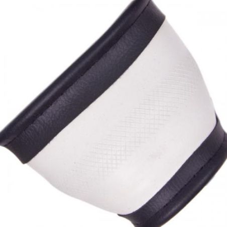 Чехол руля 200 L черн/БО/перф/кожа фото