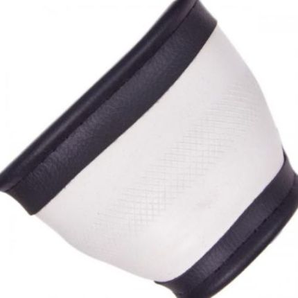 Чехол руля VL 676 BK/BR M черн-кор/БО/кожа фото