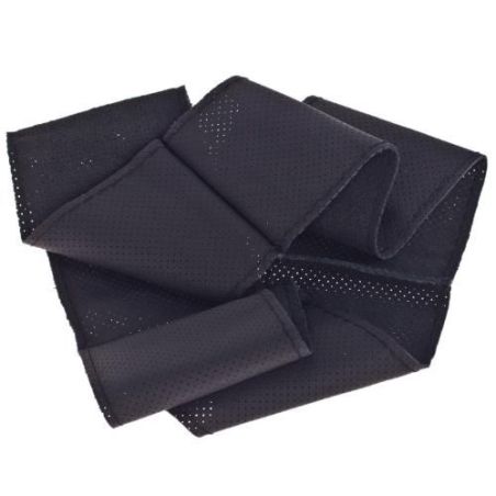 Чохол/обплетення на кермо VSF-H68/3 M чорна/обш/перф./шкіра/3 шви (VSF-H68/3  M) фото