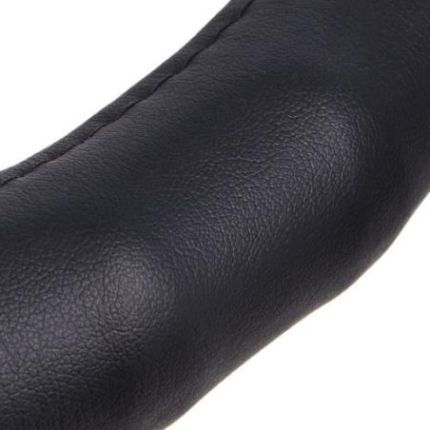 Чехол руля VLOD-L06 BK L черн/БО/один шов/кожа фото