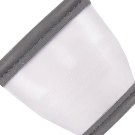 Чехол руля VLOD-L06 GY L сер/БО/один шов/кожа фото