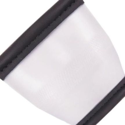 Чехол руля VLOD-L282 BK/RD L черн-красн/БО/перф/кожа фото