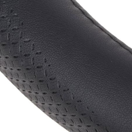 Чехол руля VLOD-L981 BK L черн/БО/один шов/кожа фото