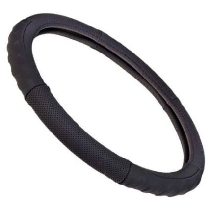 Чехол руля B 317 XXL черн/БО/перф/кожа фото