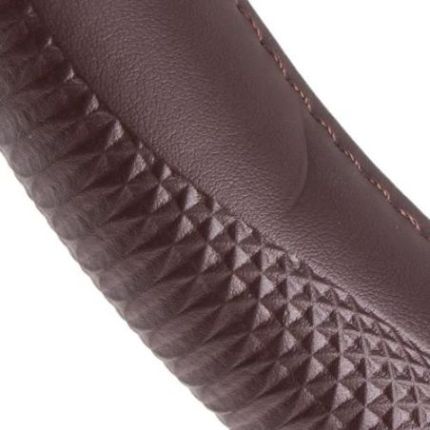 Чехол руля VLOD-L948 BR M кор/БО/один шов/кожа фото