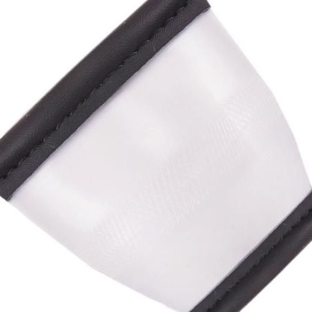 Чехол руля VLOD-L892 BK S черн/БО/один шов/перф/кожа фото